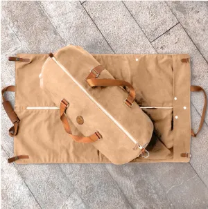 Duffel Set (Duffel Bag & Garment Bag) - Beige