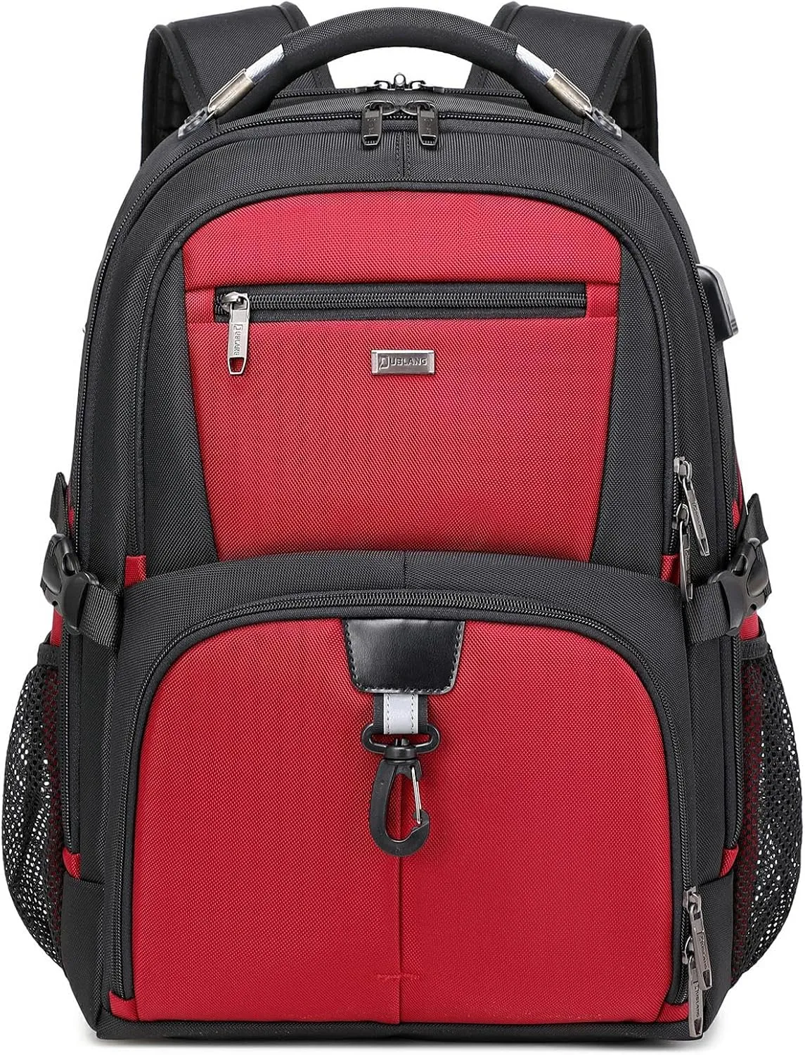 DUSLANG 50L Travel Laptop Backpack for Men Women, Extra Large Heavy Duty Carry on Backpack Airline Approved(Red)