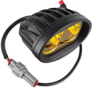 E-Bike LED Headlight for Rad Power Bikes Mini Rover Expand Runner, High Output E-Bike LED Lights Head Light with Mounting Bracket and E-Bike Plug, Plug and Play | Brighter | Waterproof