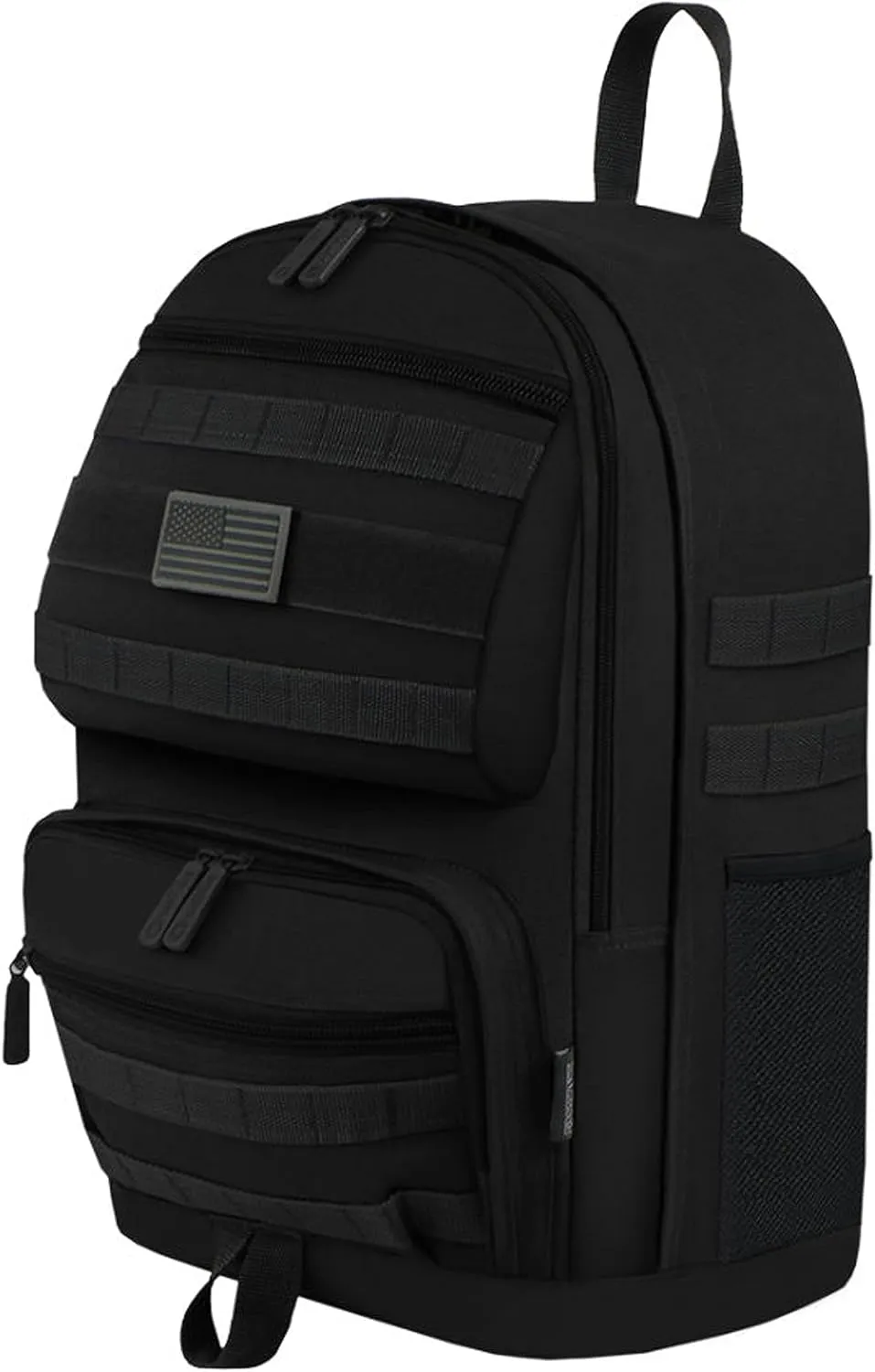 East West U.S.A 19-inch Tactical Molle Sport Military Assault Rucksacks Hiking Trekking Bag (Black)