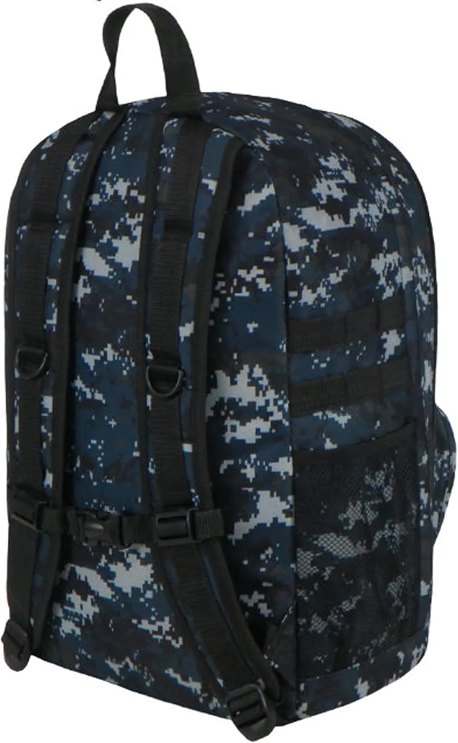 East West U.S.A 19-inch Tactical Molle Sport Military Assault Rucksacks Hiking Trekking Bag (Navy Camo)