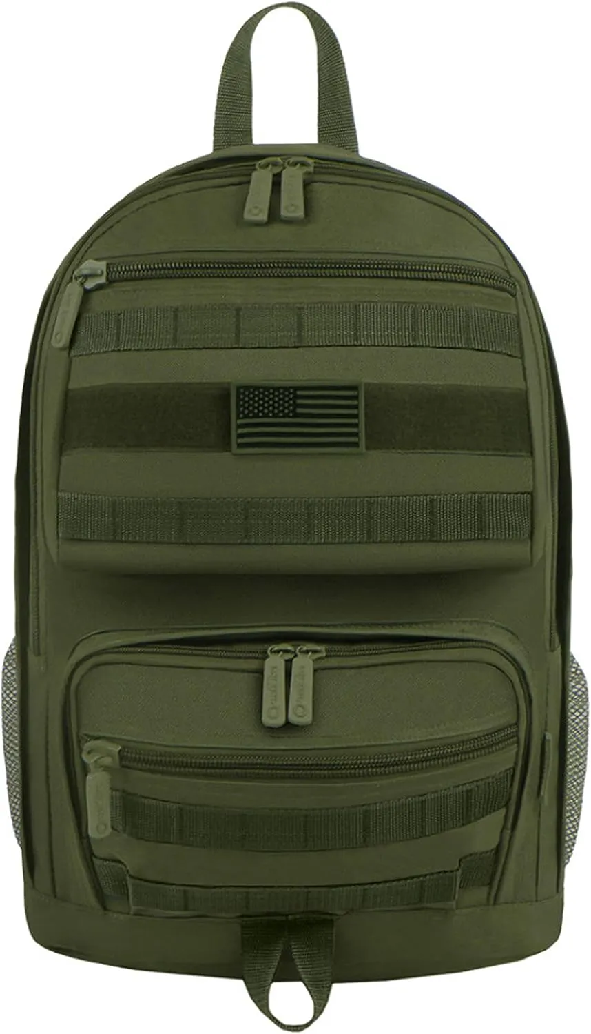 East West U.S.A 19-inch Tactical Molle Sport Military Assault Rucksacks Hiking Trekking Bag (Olive)