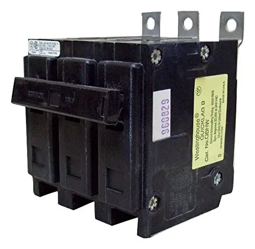 Eaton / Cutler Hammer QBHW3035H QuickLag Molded Case Circuit Breaker 35 Amp 240 Volt 3-Pole Bolt-On Mount