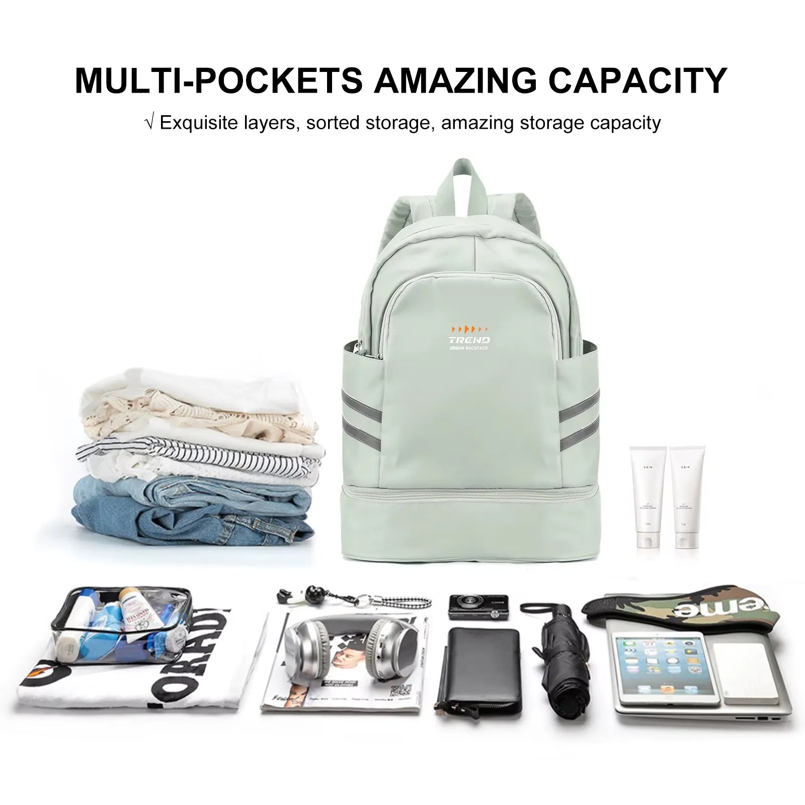 EliteFit Waterproof Gym Backpack for Women