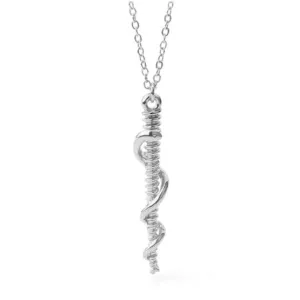 EMS Paramedic Necklace - Silver or Gold - Rod of Asclepius