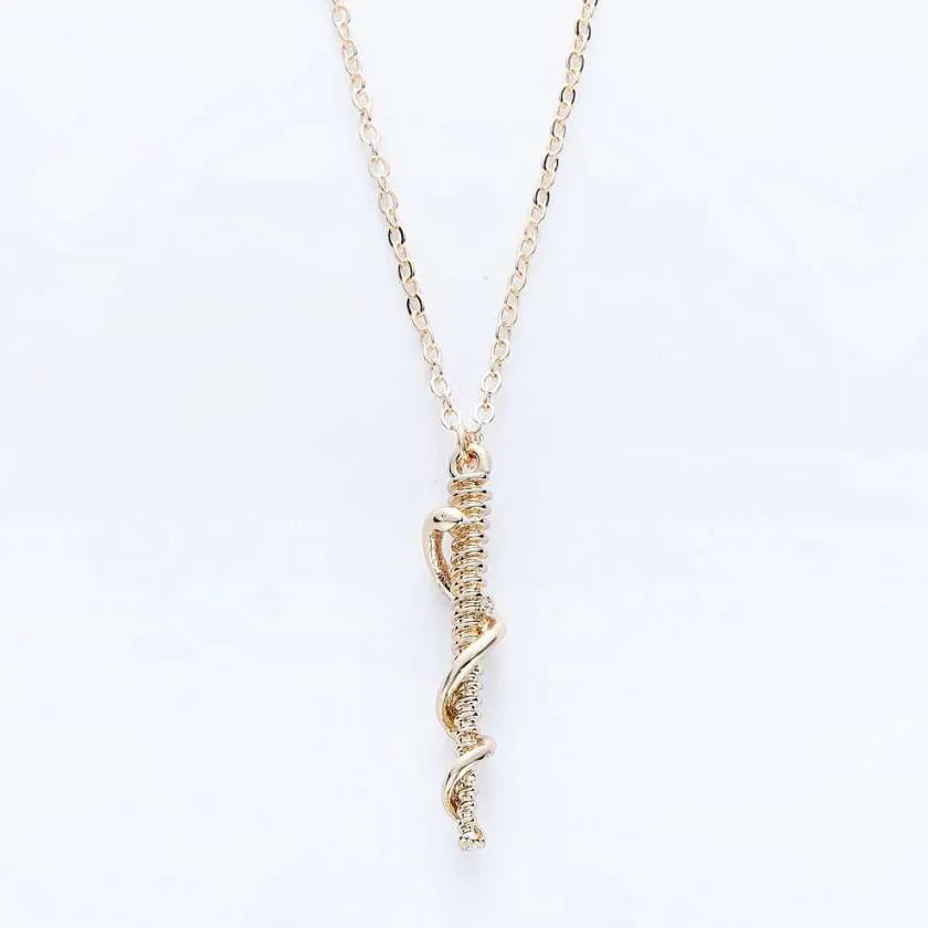 EMS Paramedic Necklace - Silver or Gold - Rod of Asclepius
