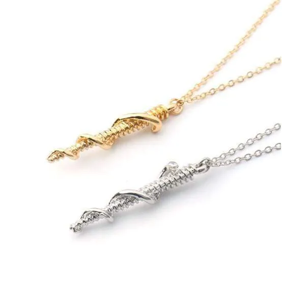 EMS Paramedic Necklace - Silver or Gold - Rod of Asclepius