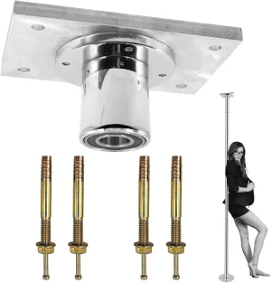 Enhanced Pole Dance Fixed Flange Plate Rectangular Top Plate for Dancing Pole Provide More Safety and Stability (Pole Dance Accessory)