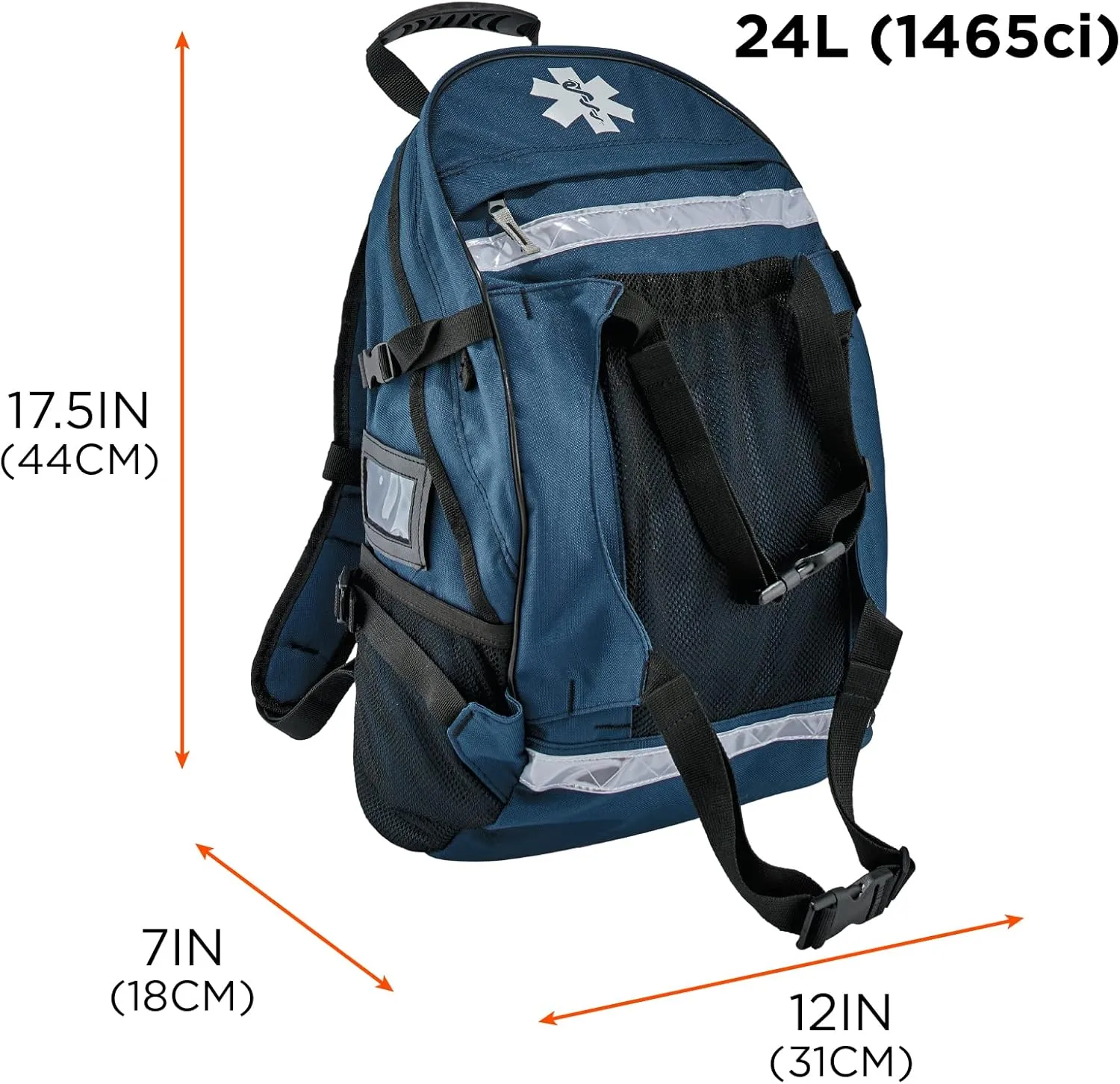Ergodyne - 13487 Arsenal 5243 Medic First Responder Trauma Backpack Jump Bag, Blue