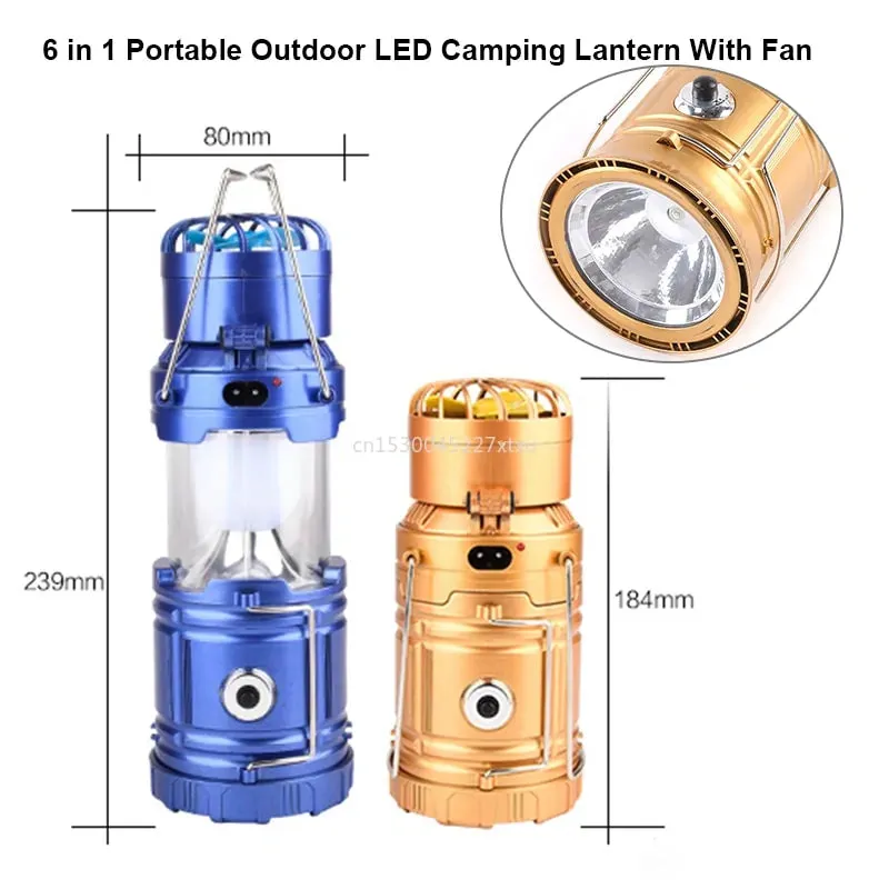 EverGlow Camping Portable Lantern & Fan