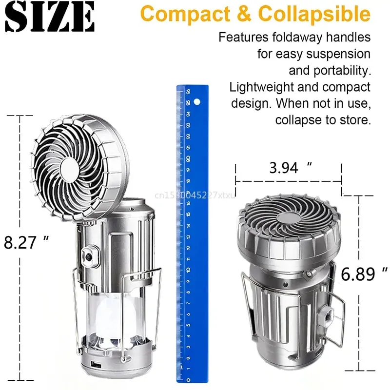 EverGlow Camping Portable Lantern & Fan