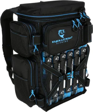 Evolution Fishing Drift Series Tackle Backpack – 3600, Outdoor Rucksack w/ 6 Fishing Tackle Trays, Heavy Duty