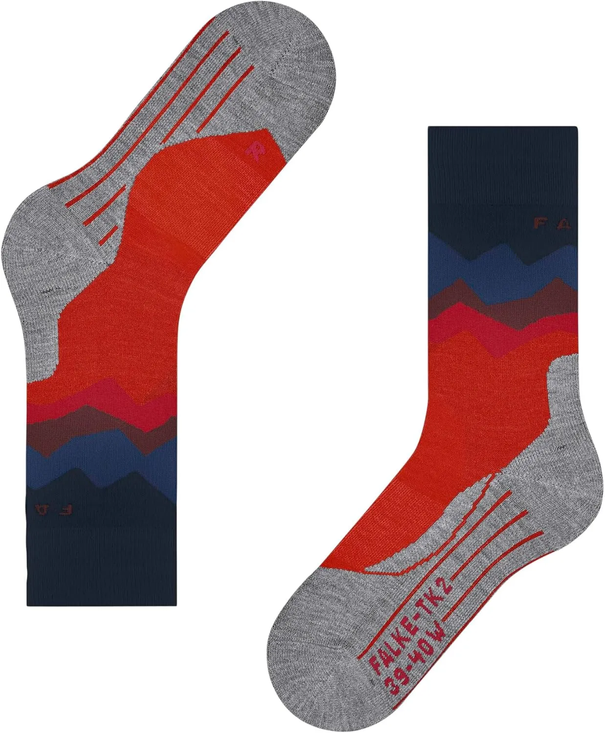 FALKE Men's TK2 Crest Hiking Socks, Merino Wool, More Colors, 1 Pair