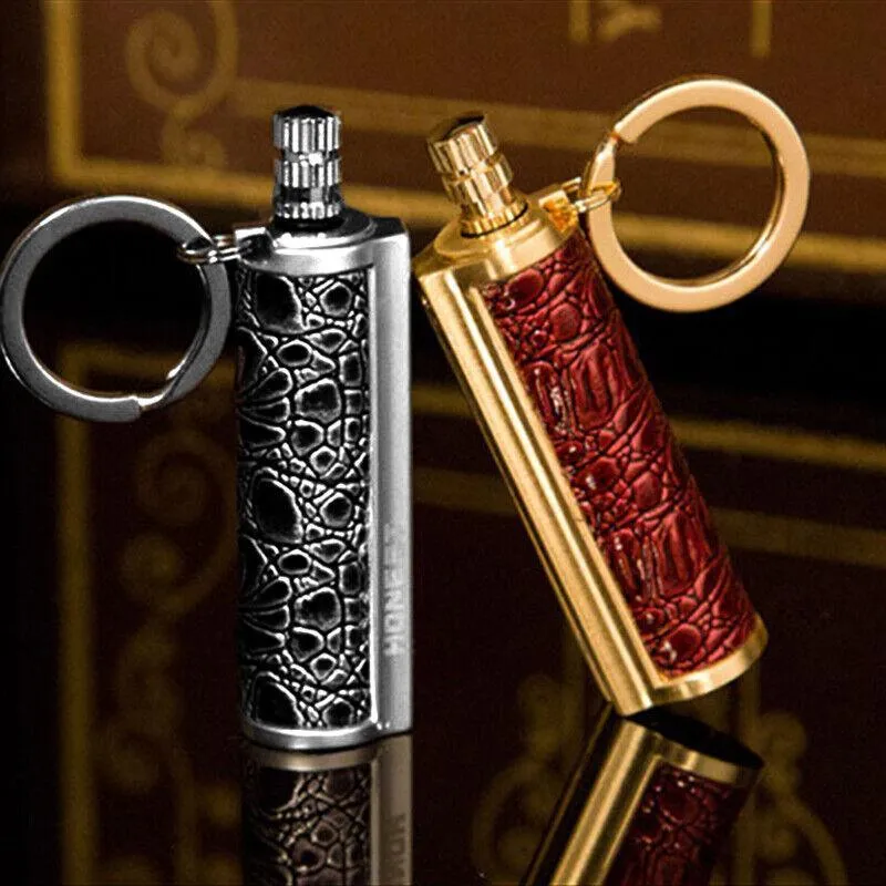 Fire Starter Lighter Waterproof Flint Match Metal Keychain Camping Survival Bda