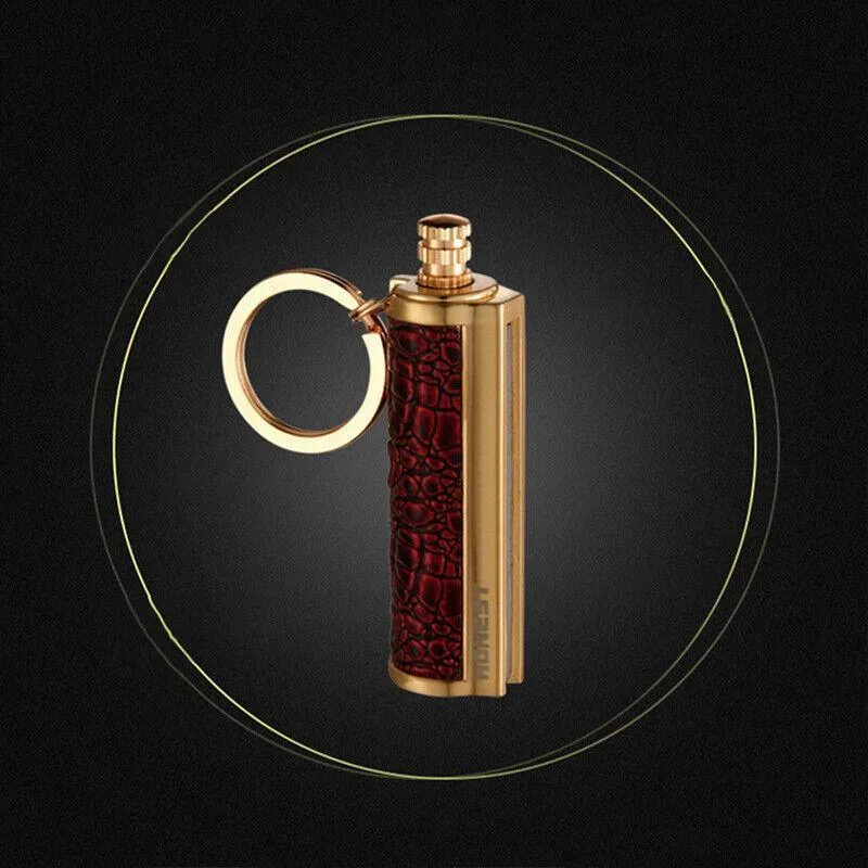 Fire Starter Lighter Waterproof Flint Match Metal Keychain Camping Survival Bda