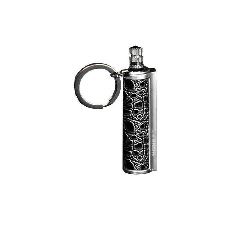 Fire Starter Lighter Waterproof Flint Match Metal Keychain Camping Survival Bda