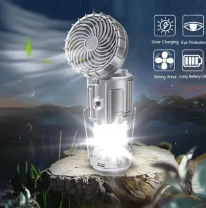 Fish Tent Camping Rechargeable Light Flashlight Order now Portable Lamp Hanging Charge LED Lantern Solar Outdoor Fan With High-demand