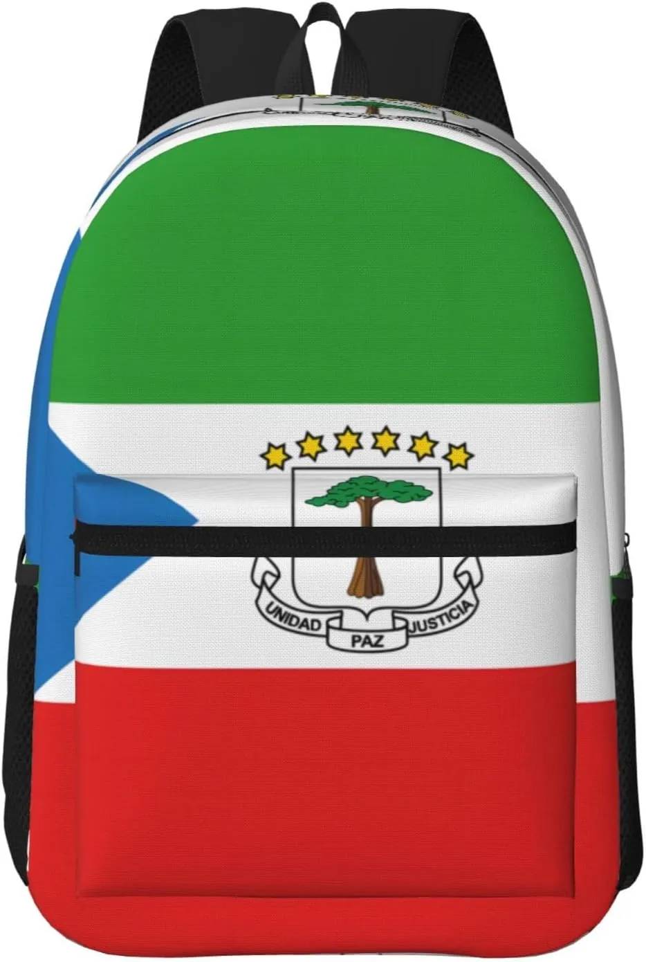 Flag of Equatorial Guinea Travel Laptop Backpack, 17 Inch Backpack for Men and Women, Work, Leisure, College, High School Backpack,