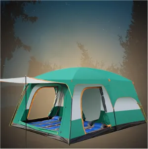 Frame Tent 5 to 8 People Ventilation,Sun Protection Garden Tent Sturdy Camping Tunnel Tent for Camping
