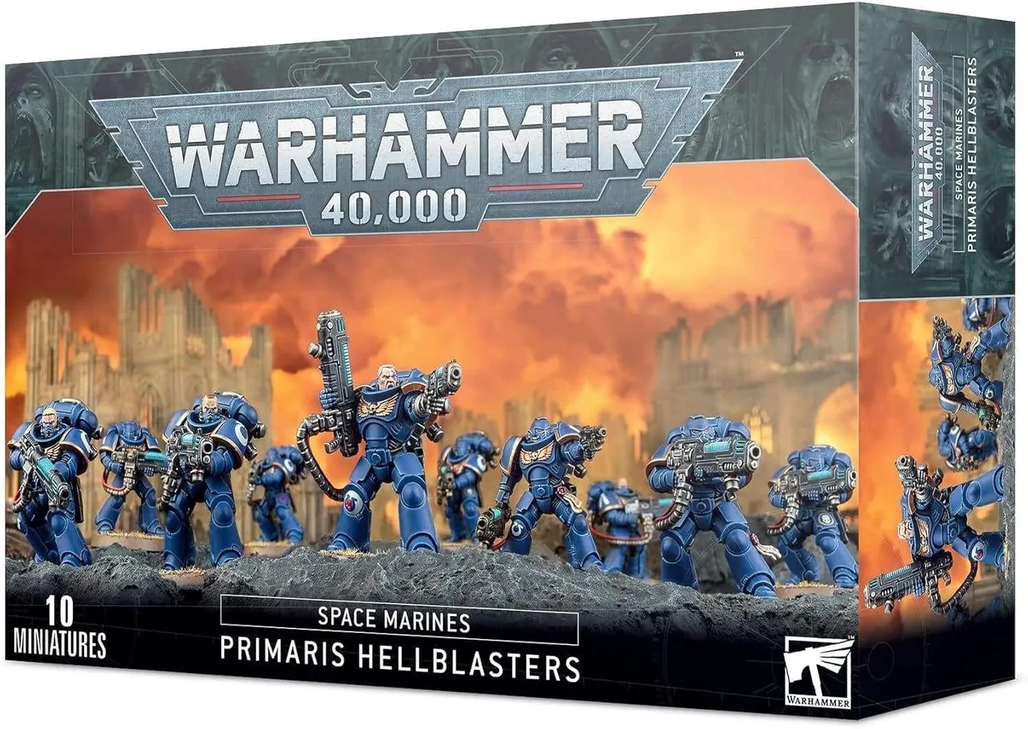 GAMES WORKSHOP 99120101189" Space Marines Primaris Hellblasters Plastic Kit, 12 years to 99 years