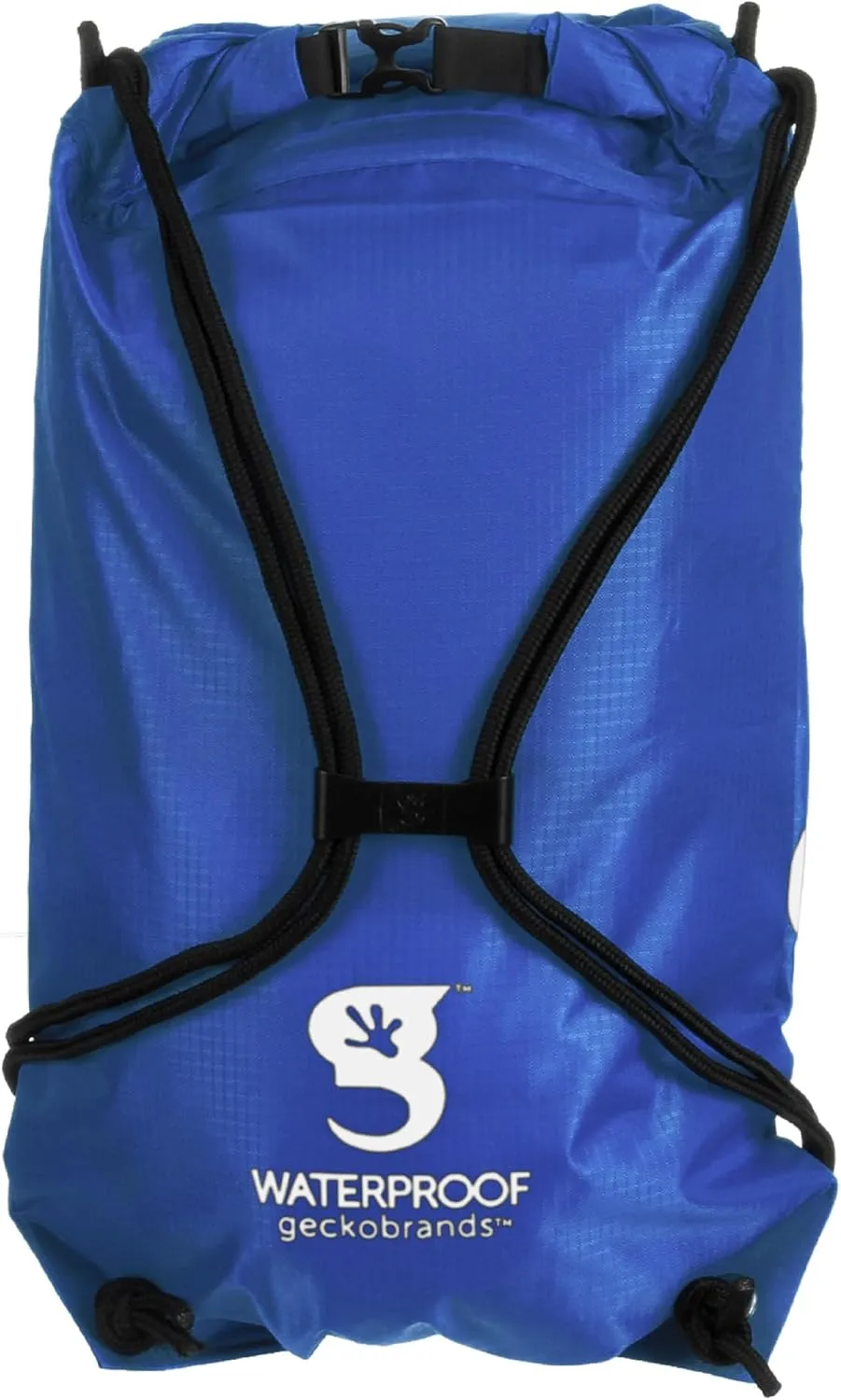 geckobrands 10L Drawstring Travel Backpack – Waterproof, Lightweight Dry Bag for Beach, Hiking, and Light Water Activities