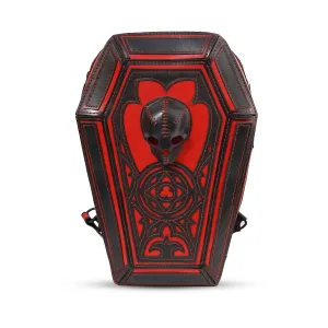 Genuine Leather Steampunk Coffin Backpack