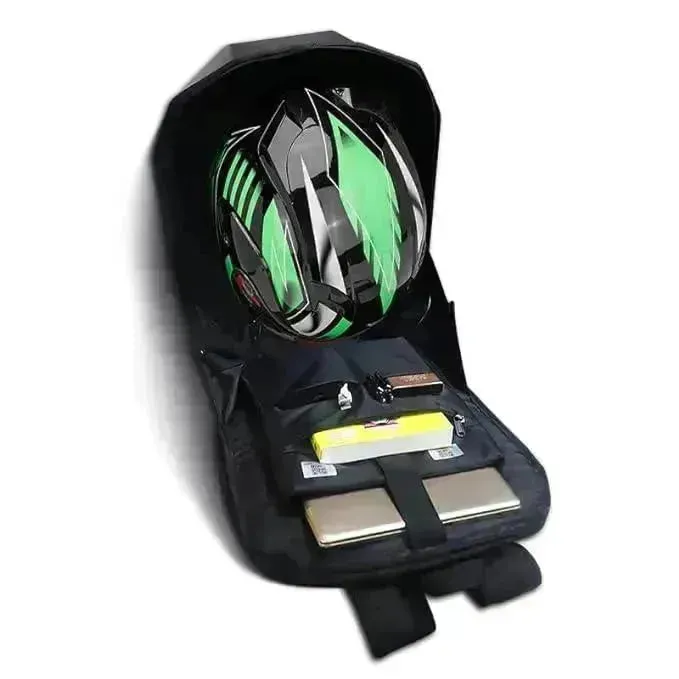 Glowing Eyes 3D LED Display Knight Backpack