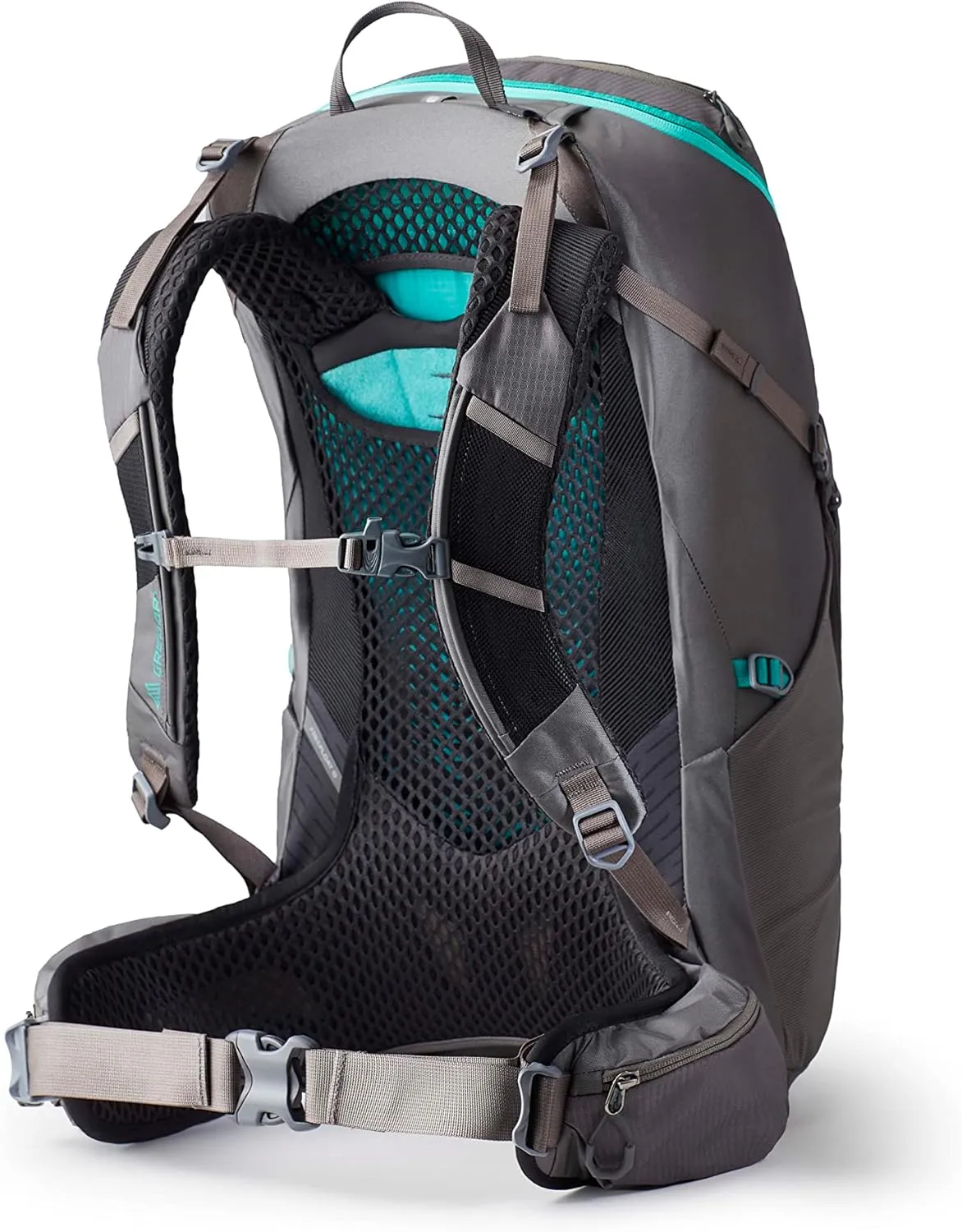 Gregory Jade 28L Women's Day Hiking Backpack, Ventilated Backpanel, Built-In Hydration Attachment for Bladder (Reservoir Not Included), Extra Small/Small, Mist Grey