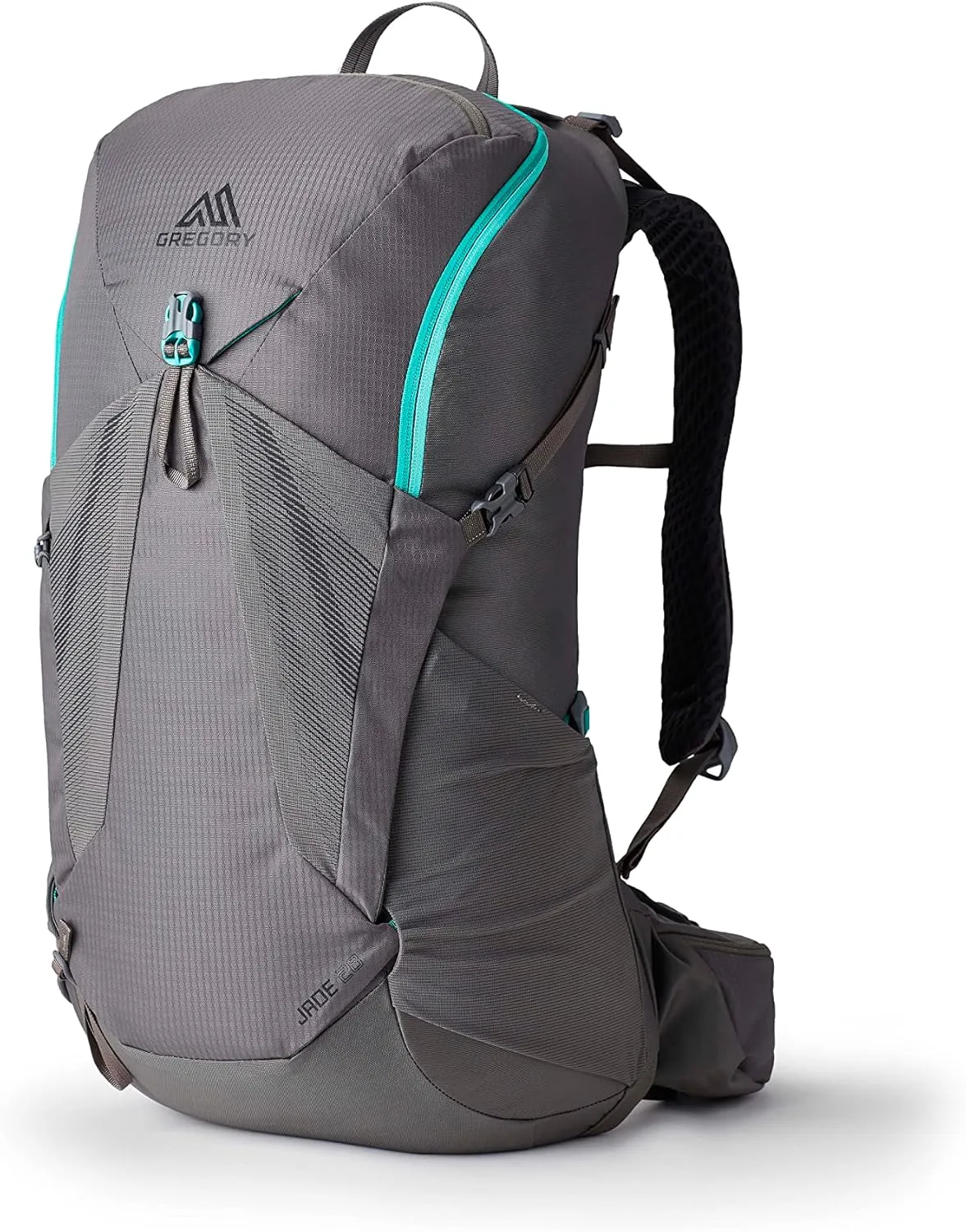 Gregory Jade 28L Women's Day Hiking Backpack, Ventilated Backpanel, Built-In Hydration Attachment for Bladder (Reservoir Not Included), Extra Small/Small, Mist Grey