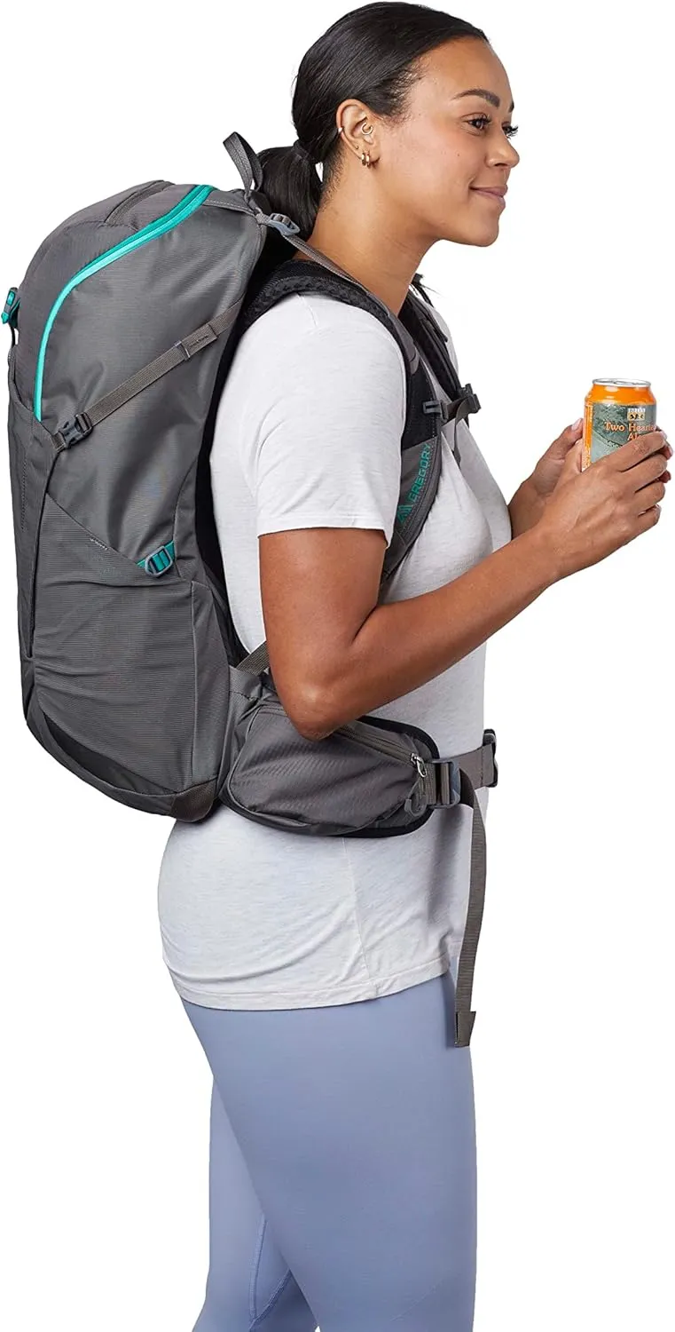 Gregory Jade 28L Women's Day Hiking Backpack, Ventilated Backpanel, Built-In Hydration Attachment for Bladder (Reservoir Not Included), Extra Small/Small, Mist Grey