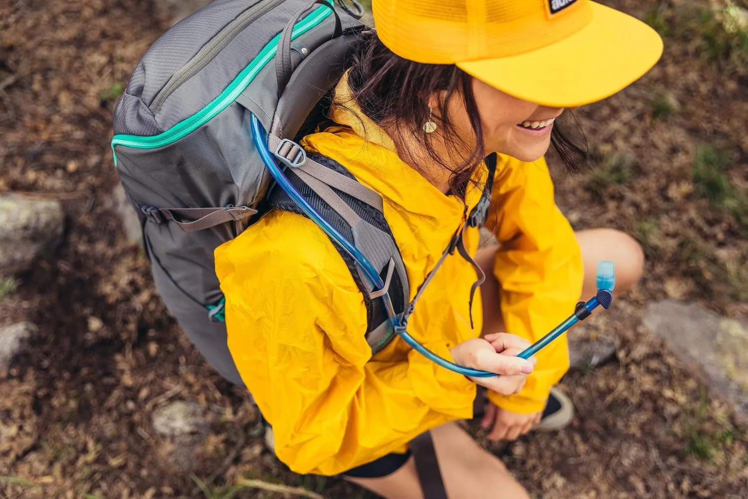 Gregory Jade 28L Women's Day Hiking Backpack, Ventilated Backpanel, Built-In Hydration Attachment for Bladder (Reservoir Not Included), Extra Small/Small, Mist Grey