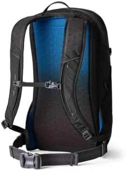 Gregory Kiro 24L Day Hiking Backpack, Cloud Control Hipbelt, Built-In Hydration Attachment and Sleeve (Reservoir Not Included), One Size Fits All, Alpine Black
