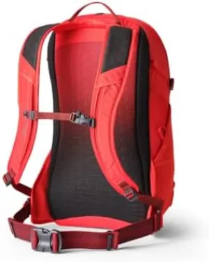Gregory Kiro 24L Day Hiking Backpack, Cloud Control Hipbelt, Built-in Hydration Attachment and Sleeve (Reservoir Not Included), One Size Fits All, Lava Red
