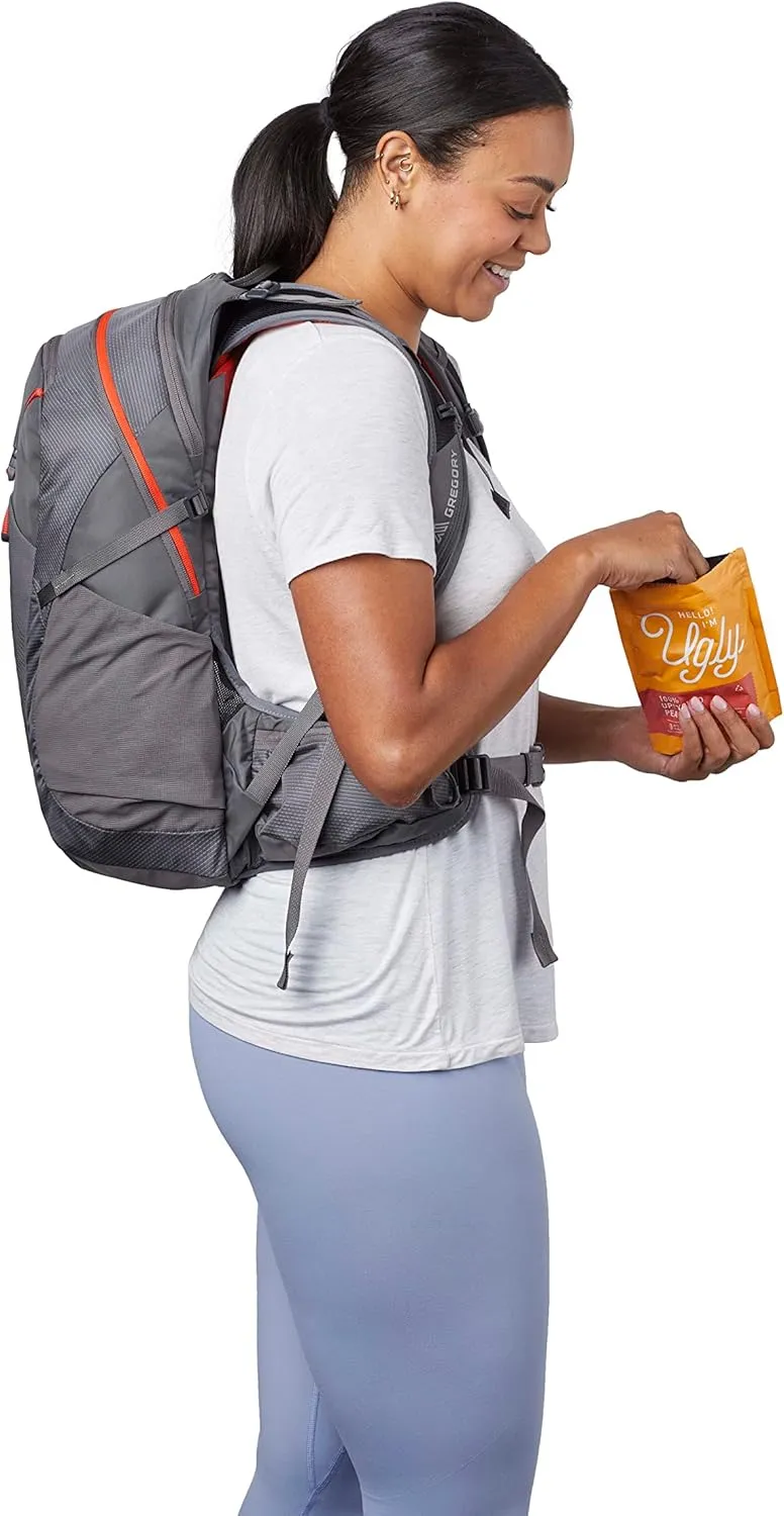 Gregory Maya 20L Women's Day Hiking Backpack, Ventilated Backpanel, Built-In Hydration Attachment for Water Bladder (Reservoir Not Included), One Size Fits All, Sunset Grey