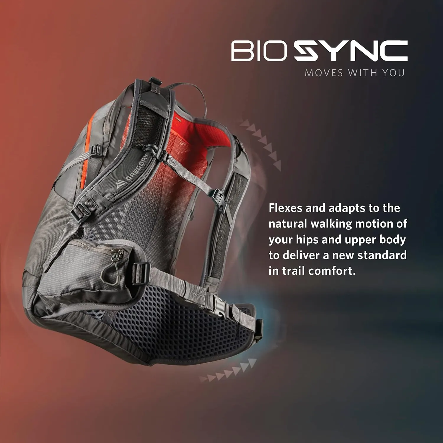 Gregory Maya 20L Women's Day Hiking Backpack, Ventilated Backpanel, Built-In Hydration Attachment for Water Bladder (Reservoir Not Included), One Size Fits All, Sunset Grey