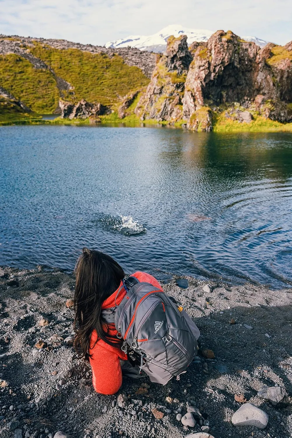 Gregory Maya 30L Women's Day Hiking Backpack, Ventilated Backpanel, Built-In Hydration Attachment for Water Bladder (Reservoir Not Included), One Size Fits All, Sunset Grey