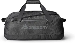 Gregory Supply 40L Adventure Travel/Gear Organization Duffel Bag, Tuckable Backpack Straps, Packable, Water-Repellent, Obsidian Black