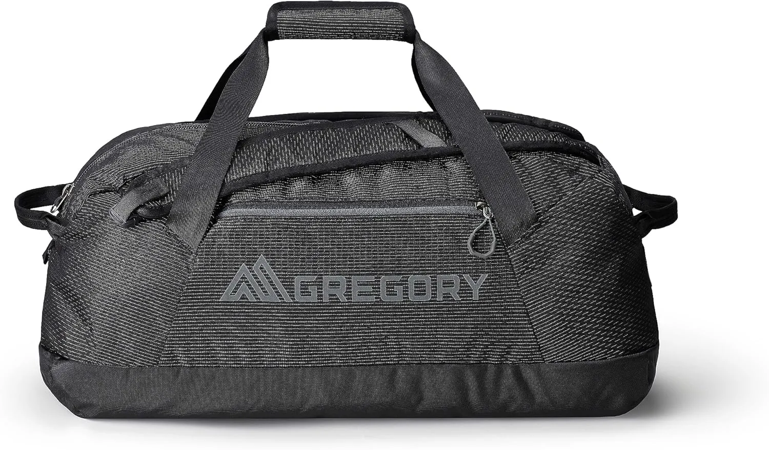 Gregory Supply 40L Adventure Travel/Gear Organization Duffel Bag, Tuckable Backpack Straps, Packable, Water-Repellent, Obsidian Black