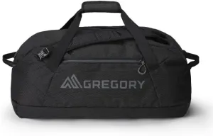 Gregory Supply 65L Adventure Travel/Gear Organization Duffel Bag, Tuckable Backpack Straps, Packable, Water-Repellent, Obsidian Black