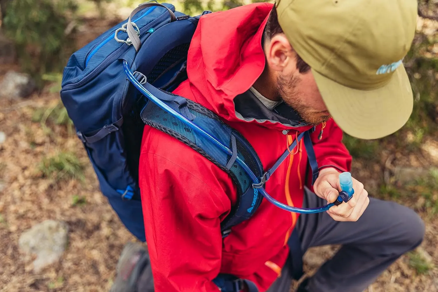 Gregory Zulu 30L Unisex Hiking/Backpacking Pack, Freefloat Hipbelt, Internal Hydration Sleeve For Water Bladder, (Reservoir Not Included), Small/Medium, Halo Blue