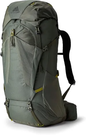 Gregory Zulu 65L Unisex Hiking/Backpacking Pack, Freefloat Hipbelt, Internal Hydration Sleeve For Water Bladder, (Reservoir Not Included), Small/Medium, Forage Green