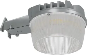 HALO ALB Outdoor Dusk-to-Dawn LED Security Area Light with 7000 Lumens, Wall or Pole Mount - Textured Gray