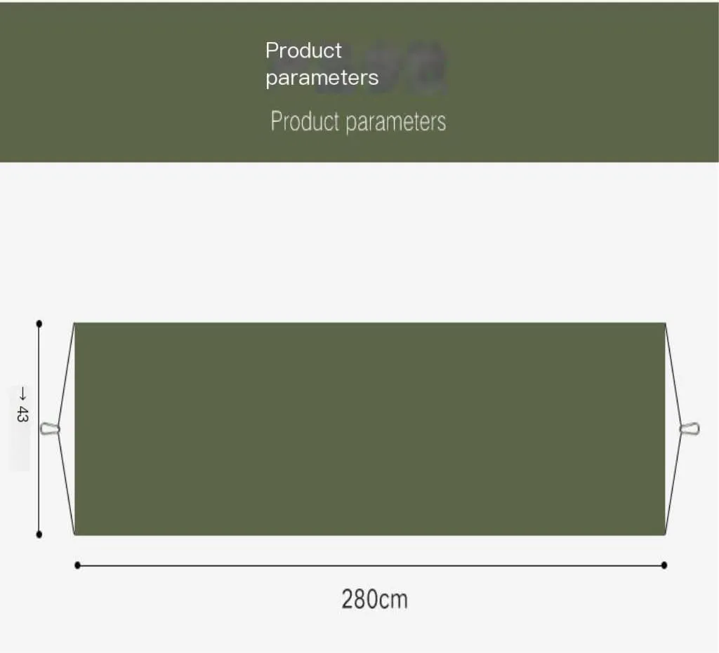 Hammock New Sunshade Quick-Open Pole Hammock Sheet Double Outdoor Camping Anti-Rollover Anti-Mosquito Hammock Hammocks for Outside(Green)