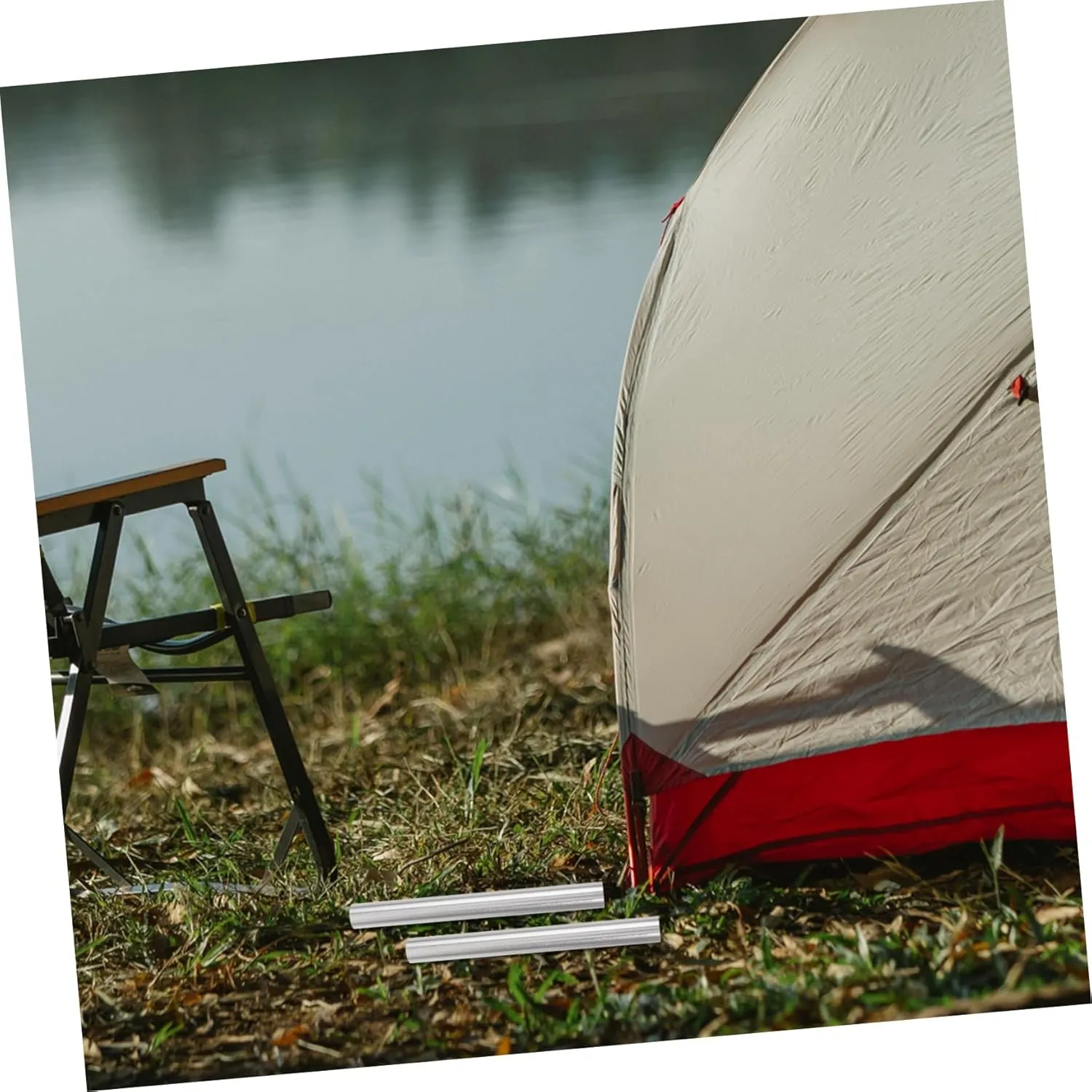 Happyyami 8 Pcs Tent Pole Repair Pipe Tent Connecting Tube Tent Connector Tube Tent Pole Connector Tent Pole