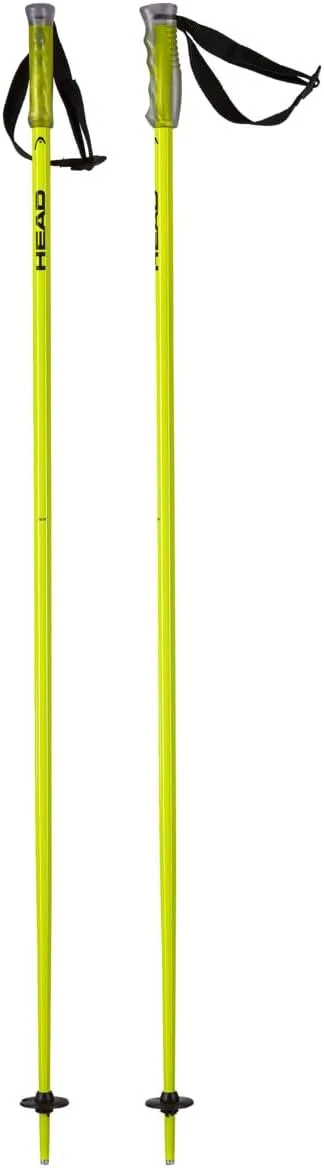HEAD Unisex Multi Brushed Aluminum Black Poles
