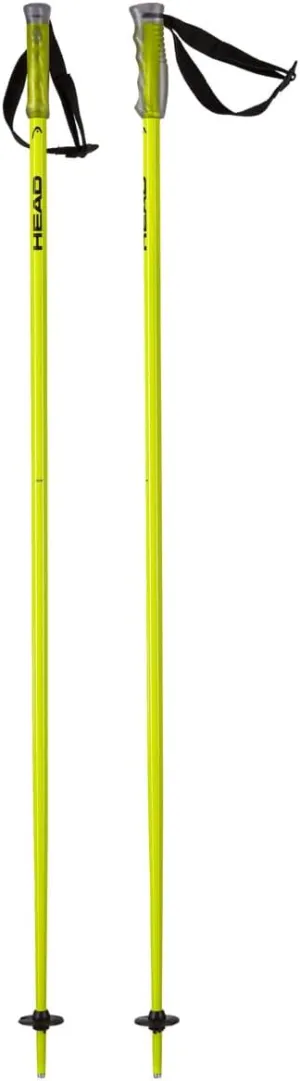 HEAD Unisex Multi Brushed Aluminum Black Poles