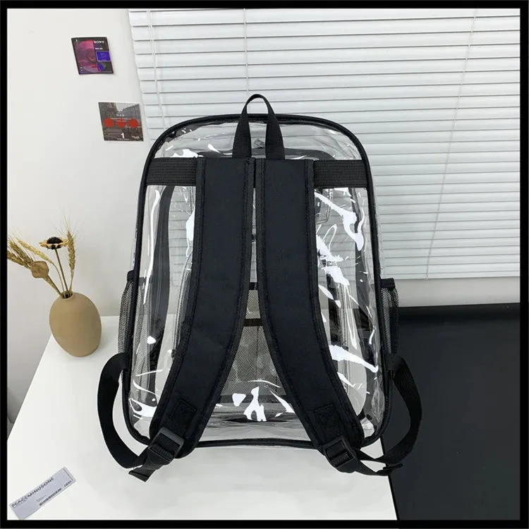 Heavy Duty Large Clear Backpack