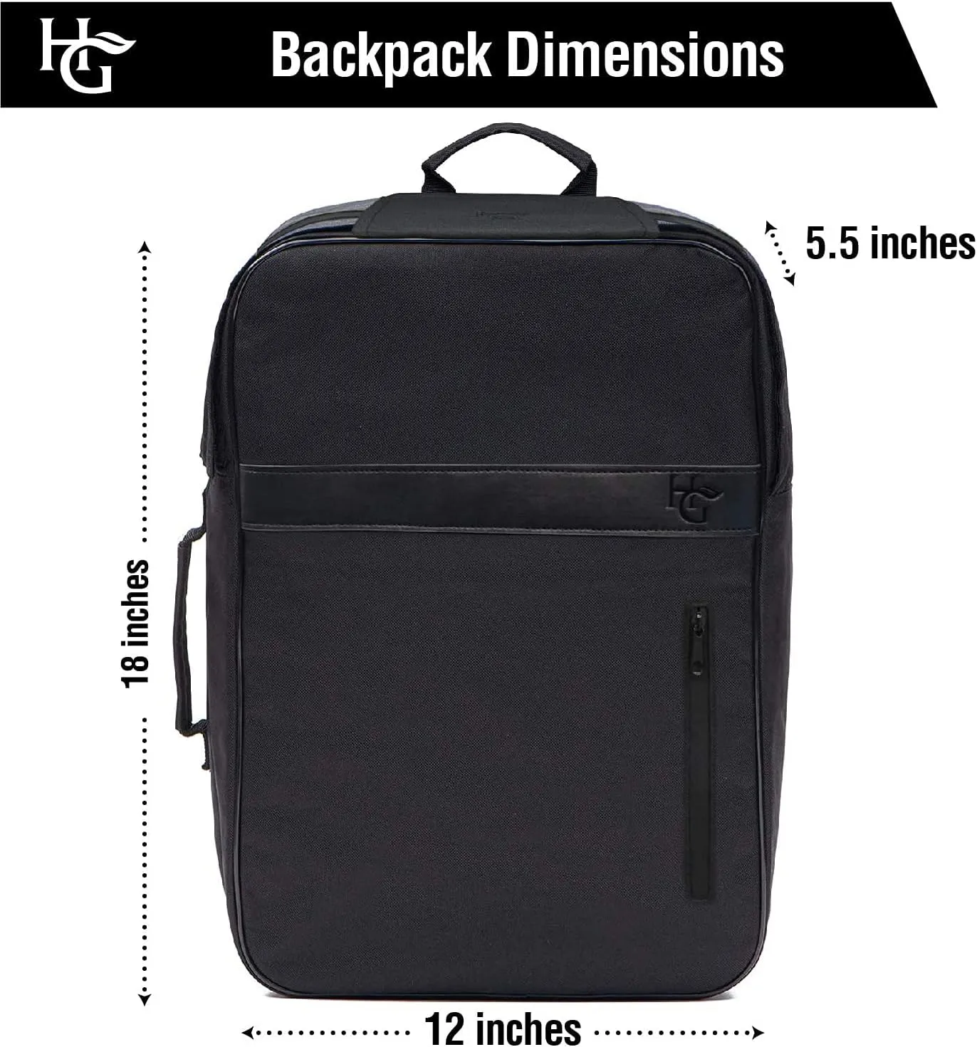 Herb Guard Large Smell Proof Backpack with Built-in Combo Lock - Full Odor Proof Protection