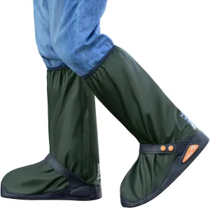 High Cylinder Rain Boots Waterproof Anti-Snow Shoe Covers Reusable Rain Boots Protective Gear for Men and Women Galoshes
