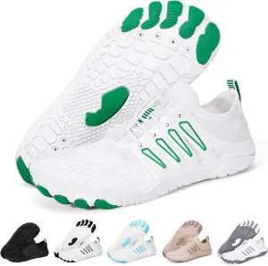 Hike Barefoot Water Shoes for Women Men Footwear, Quick Dry Wide Toe Box Pro Beach Swim Athletic Sports Shoes, Non-Slip Lightweight Aqua Shoe for Pool Hiking Walking Kayaking Diving Surfing